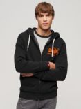 Superdry Vintage Logo Neon Zip Hoodie