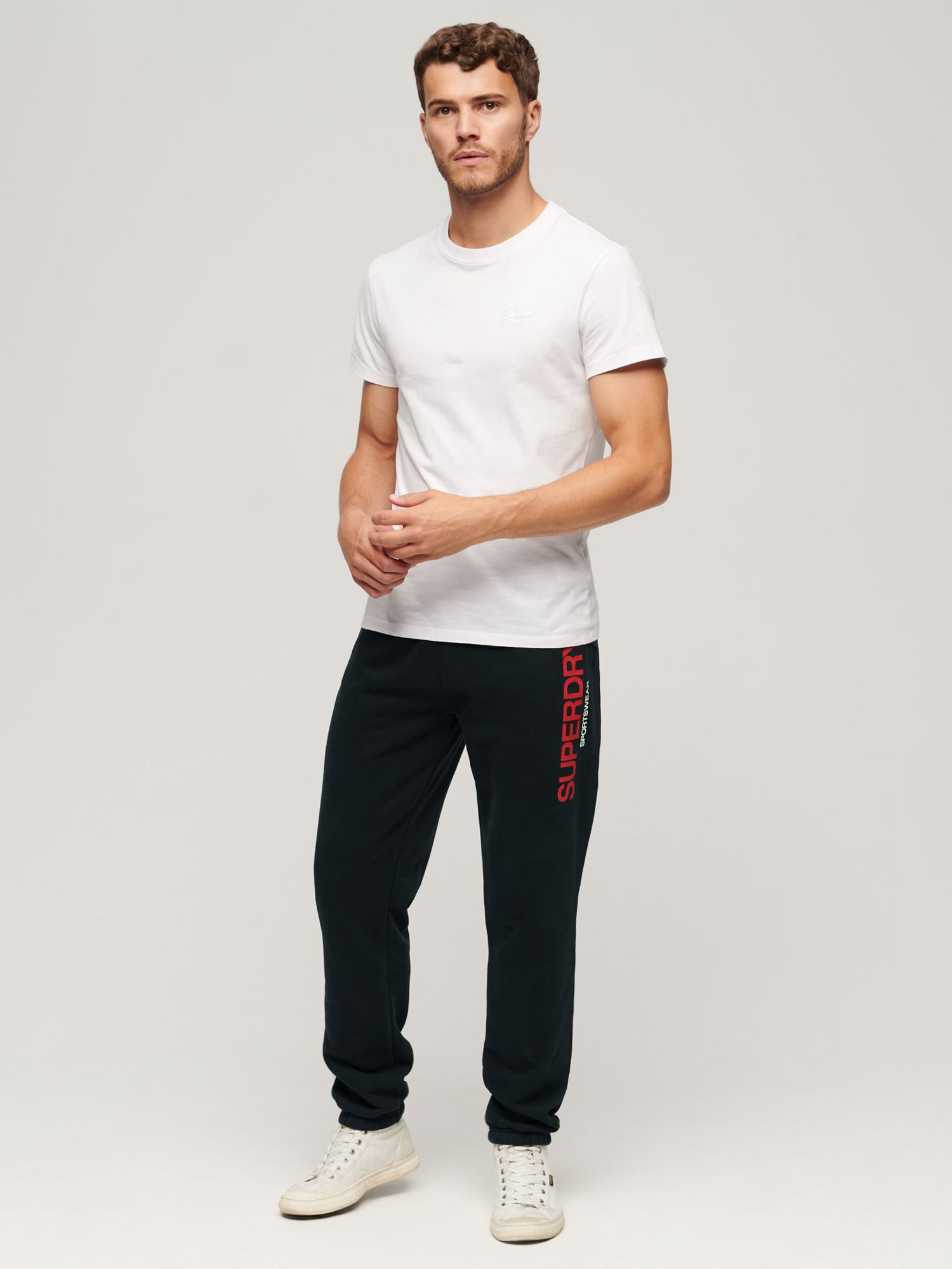 Buy Superdry Sportswear Logo Tapered Joggers Online at johnlewis.com