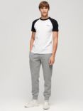 Superdry Essential Logo Joggers, Dark Grey Fleck Marl