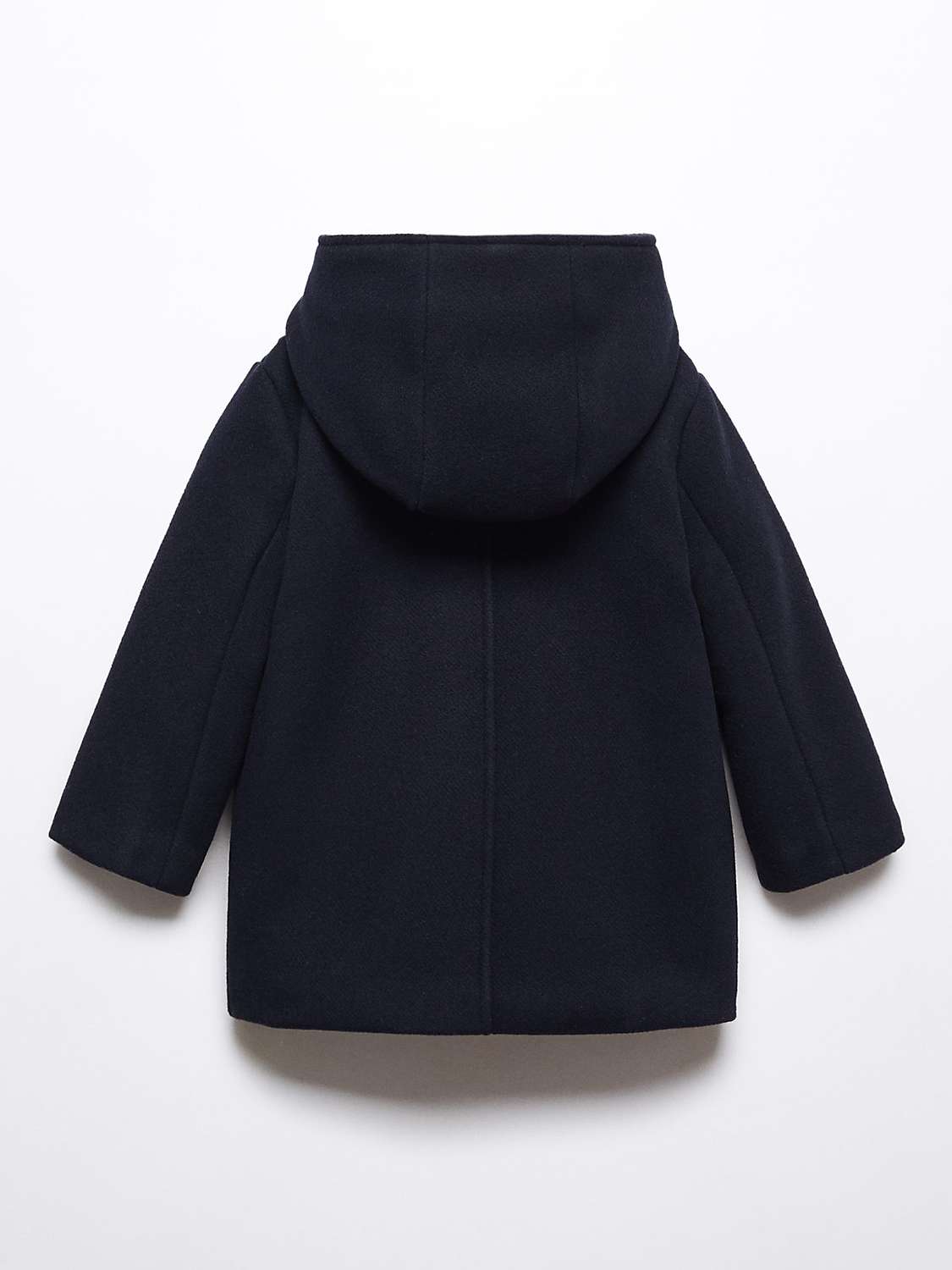 Buy Mango Baby Vince Classic Duffle Hooded Coat, Navy Online at johnlewis.com