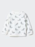 Mango Baby Seals Print Sweatshirt, Natural White