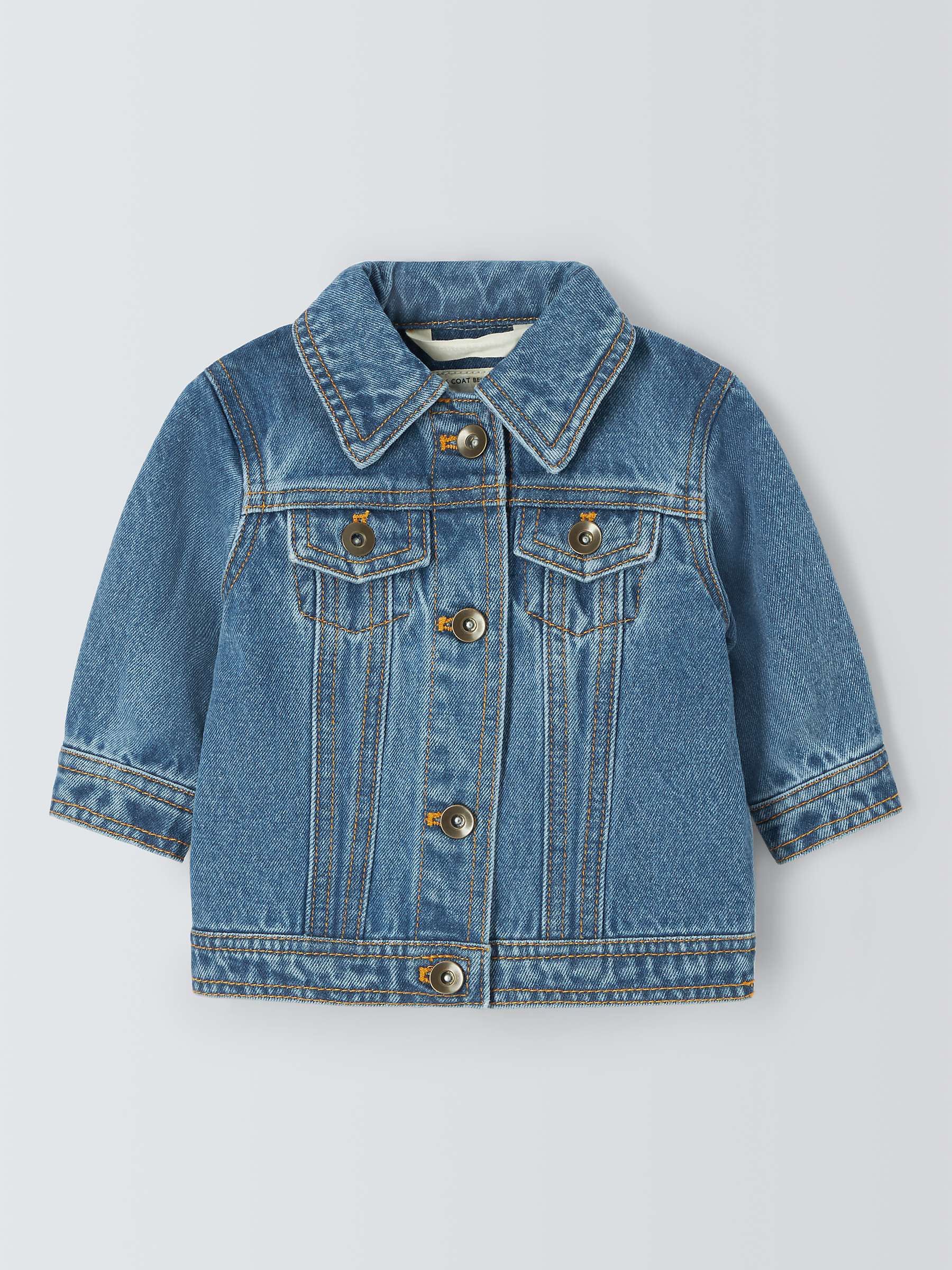 Buy John Lewis Baby Denim Jacket, Blue Online at johnlewis.com