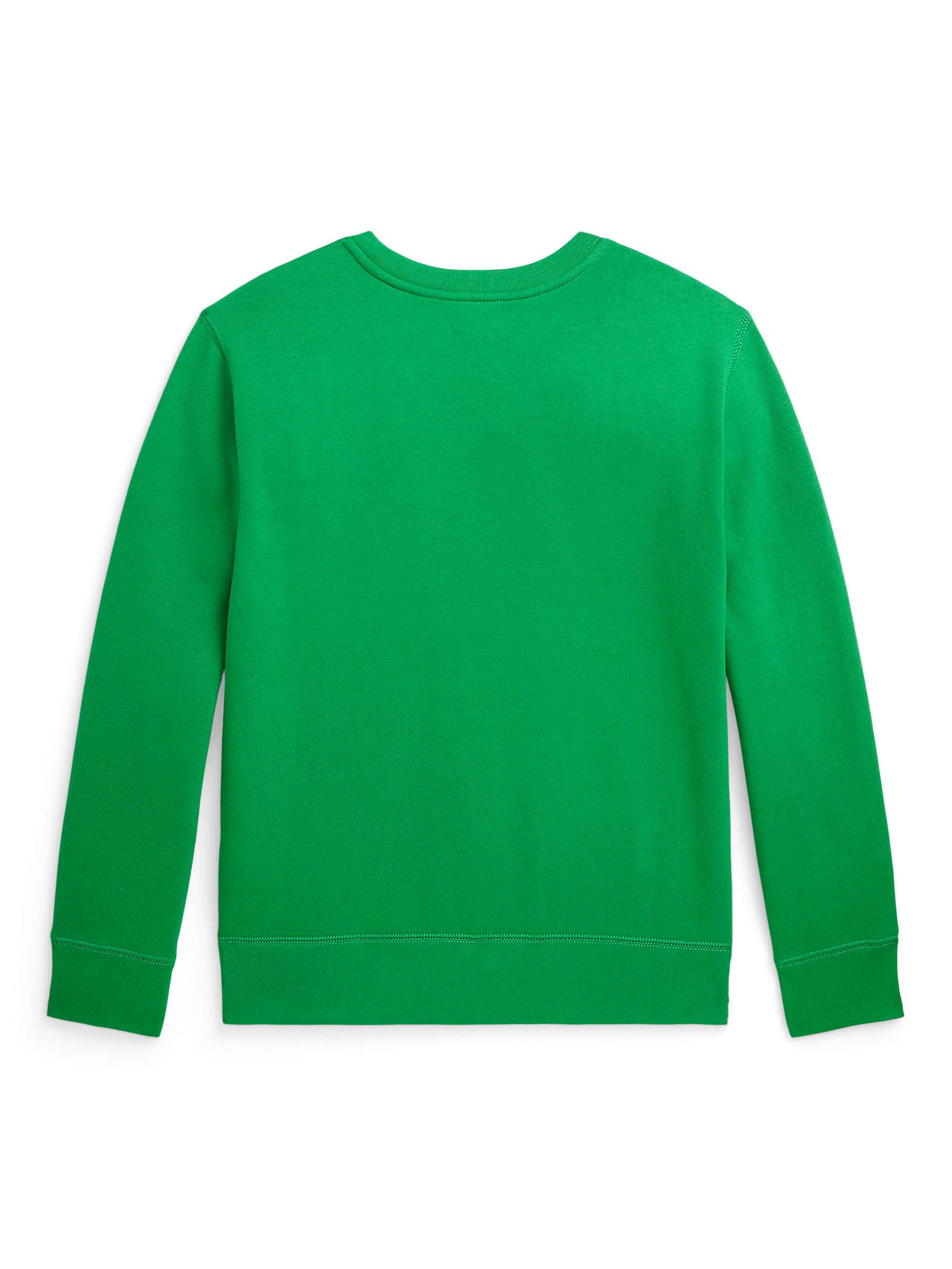 Buy Ralph Lauren Kids' Fleece Sweatshirt, Preppy Green Online at johnlewis.com