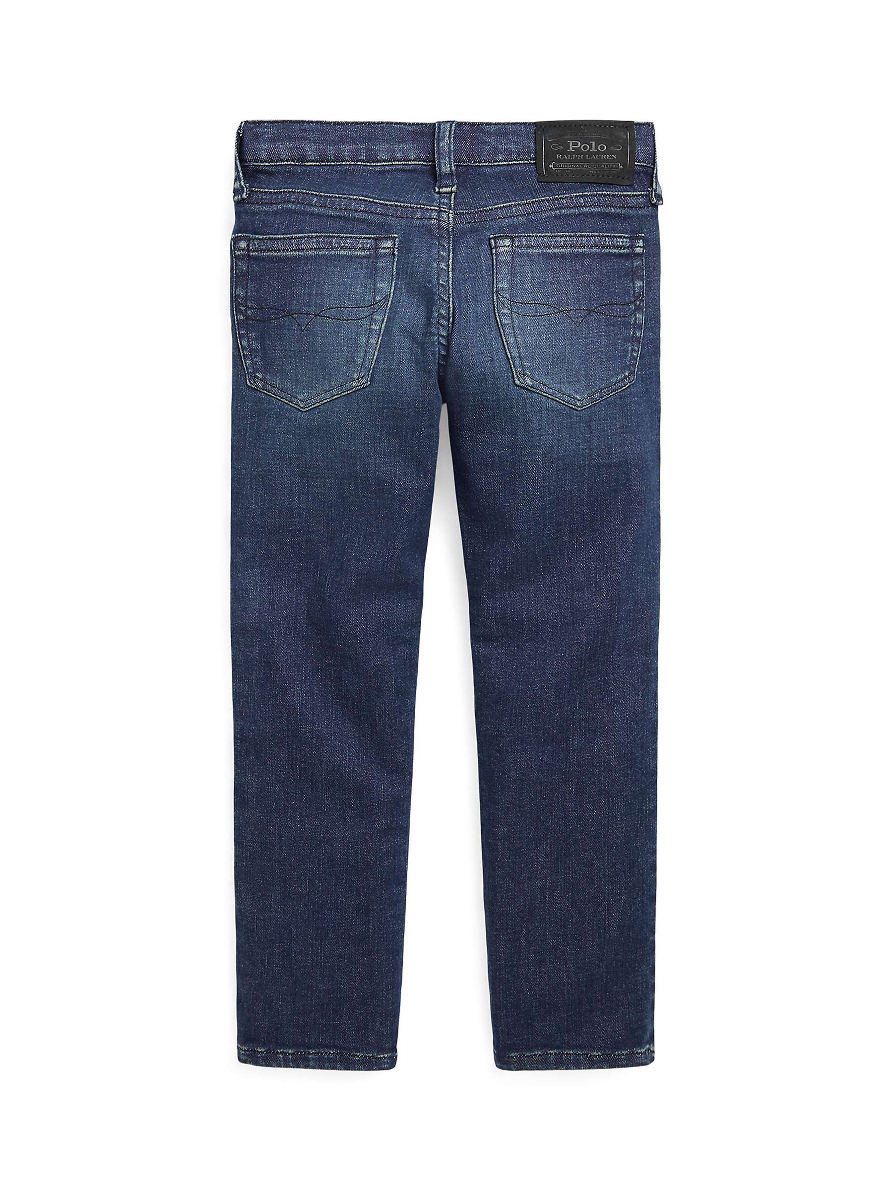 Buy Ralph Lauren Kids' Eldridge Skinny Stretch Jeans, Payton Wash Online at johnlewis.com
