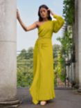 Ro&Zo Ochre Trim Detail Maxi Dress, Yellow, Yellow