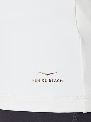 Venice Beach Nimah Gym Top, Cloud White