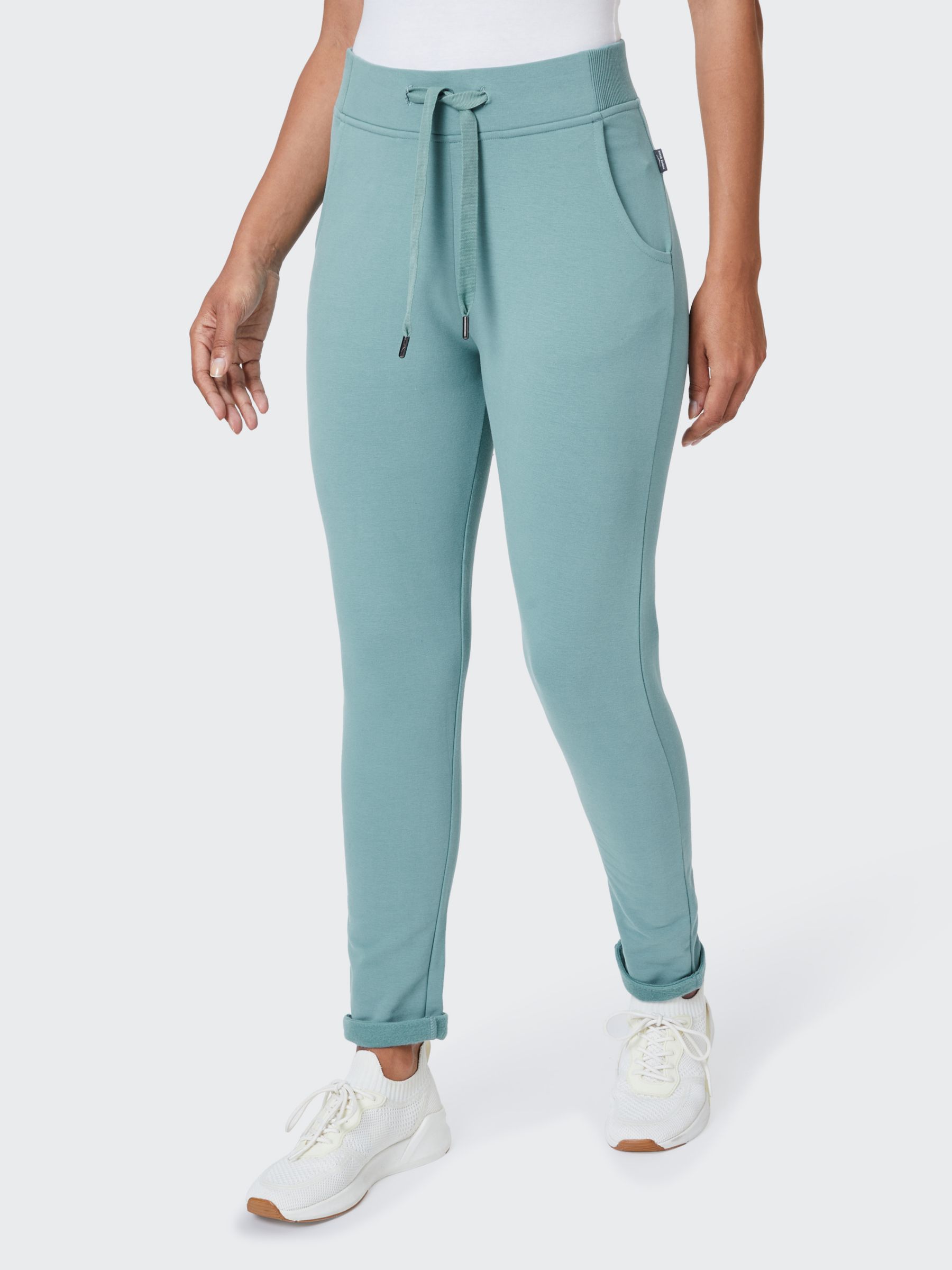 Venice Beach Sherly Cotton Blend Joggers, Agave at John Lewis & Partners