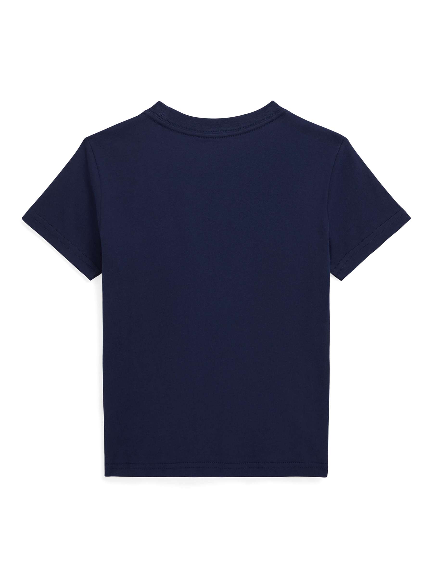 Buy Ralph Lauren Kids' Polo Bear Short Sleeve T-Shirt, Newport Navy Online at johnlewis.com