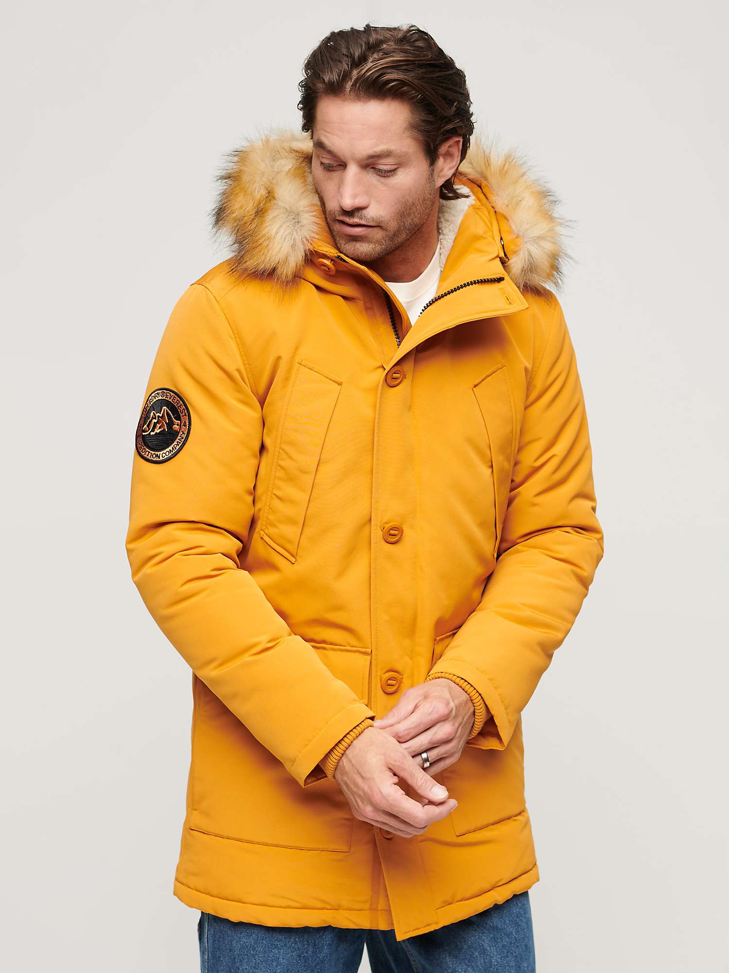 Buy Superdry Everest Faux Fur Hooded Parka Coat Online at johnlewis.com