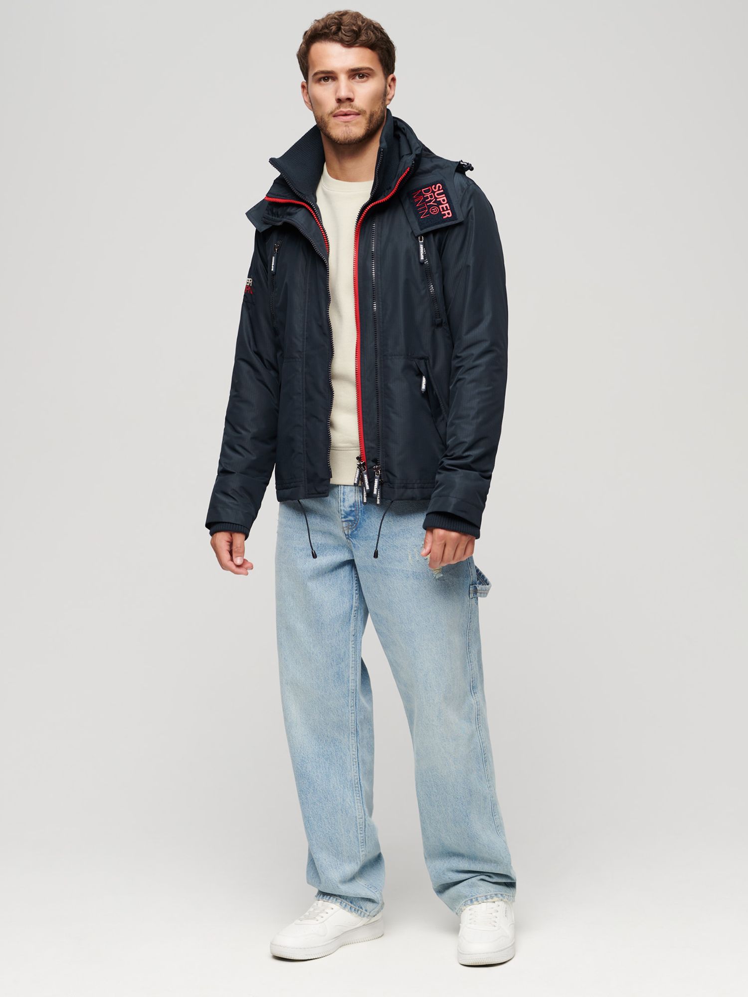 Superdry MOUNTAIN - Winter jacket - nordic chrome navy/blue