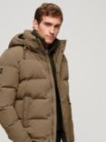 Superdry Everest Hooded Puffer Jacket, Sandstone Brown