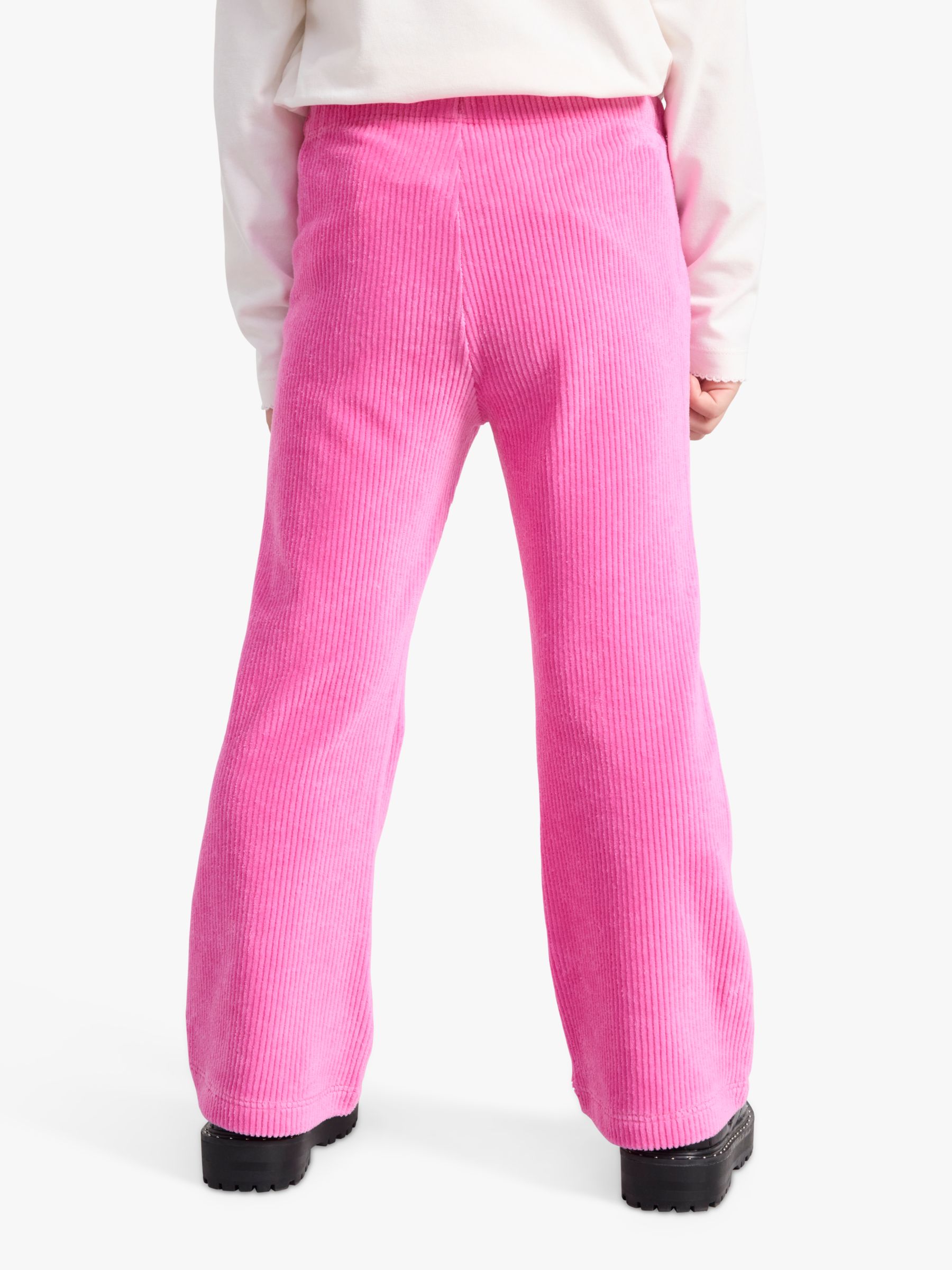 Buy Lindex Kids' Jersey Cord Flare Trousers Online at johnlewis.com