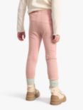Lindex Kids' Tricot Pattern Knit Leggings, Pink