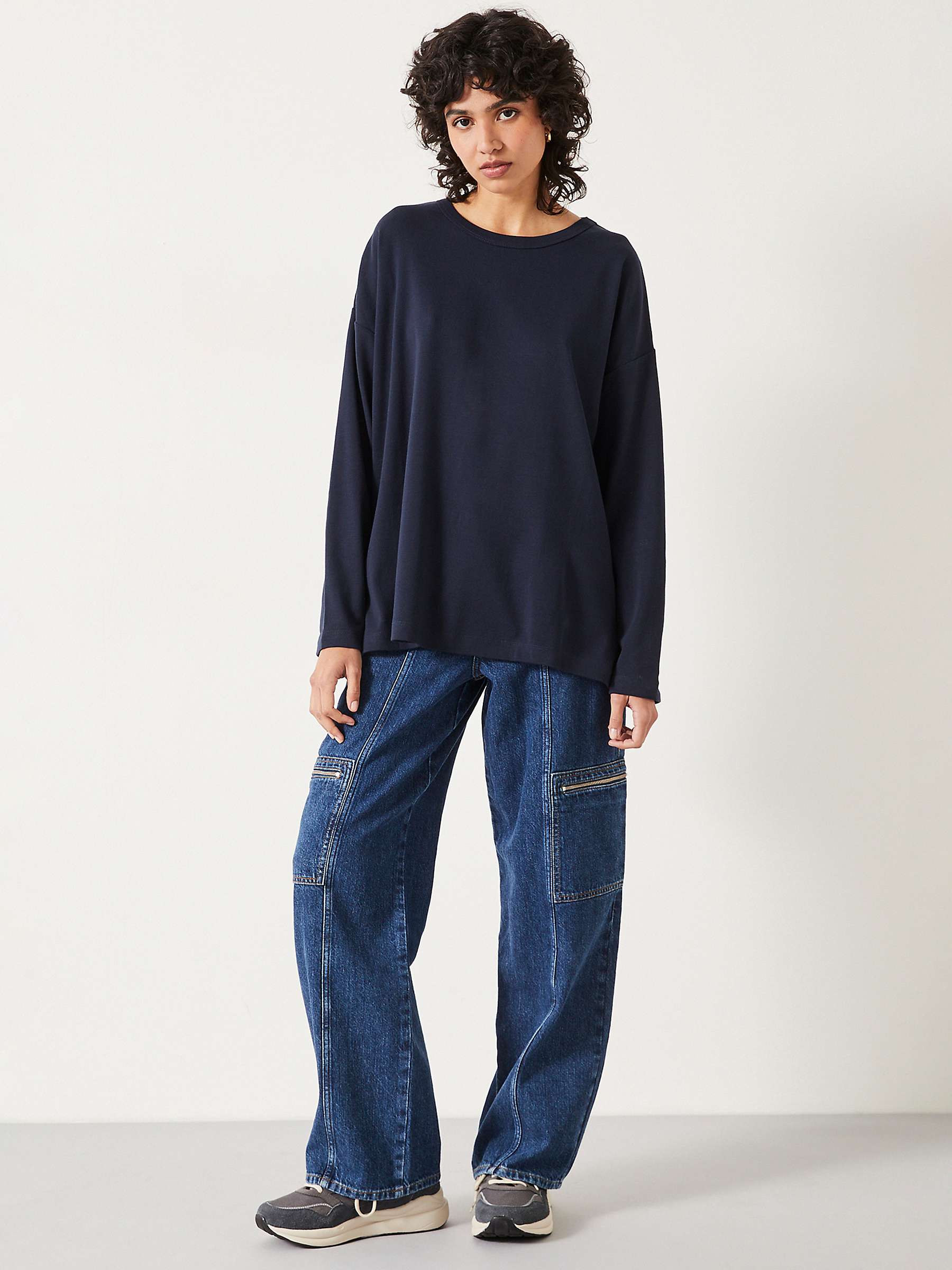 Buy HUSH Rachel Relaxed Fit Top Online at johnlewis.com