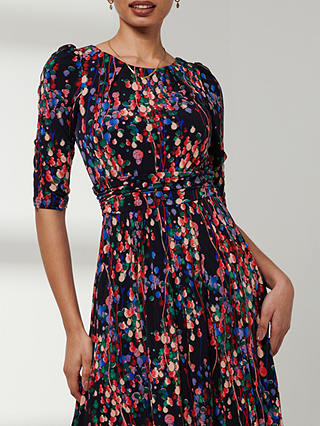 Jolie Moi Print Jersey Maxi Dress, Navy/Multi