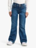 Lindex Kids' Flared Denim Jeans, Blue