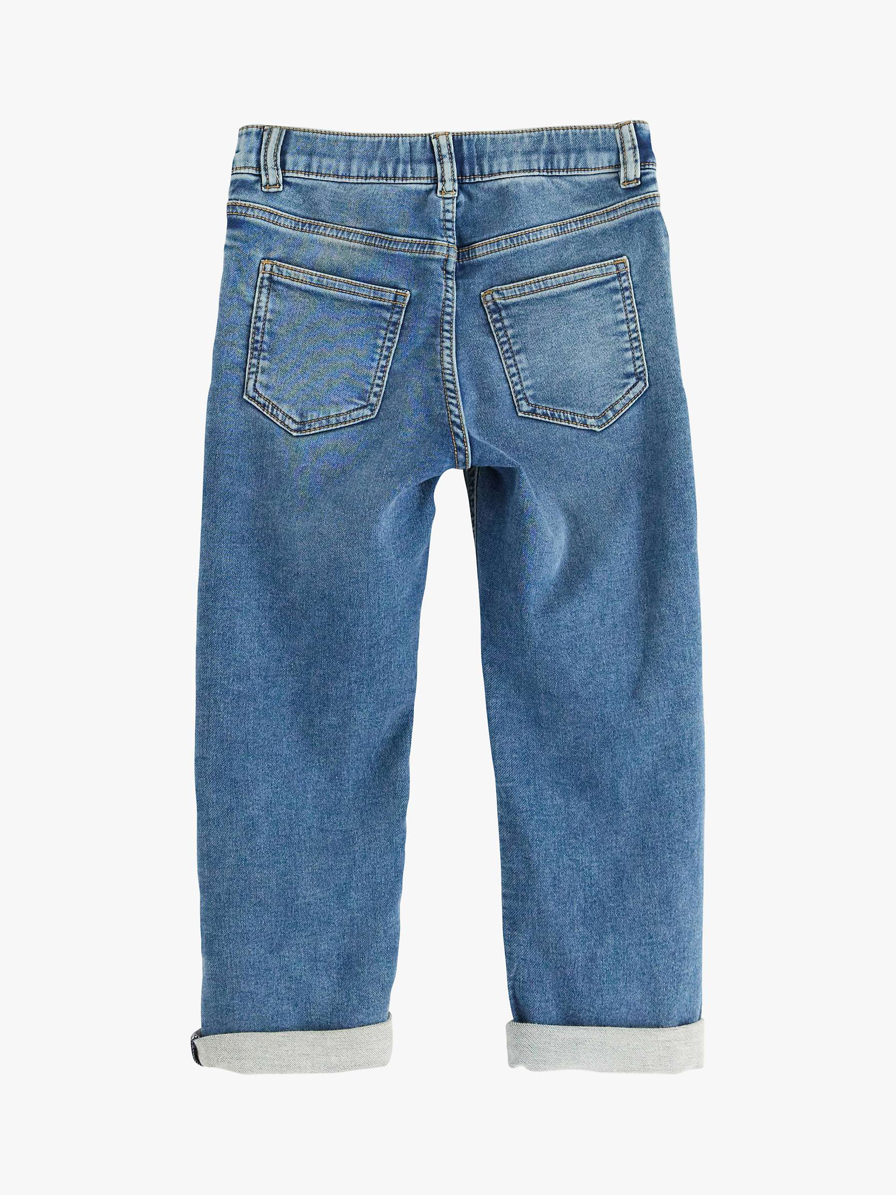 Buy Lindex Kids' Straight Leg Denim Jeans, Blue Online at johnlewis.com