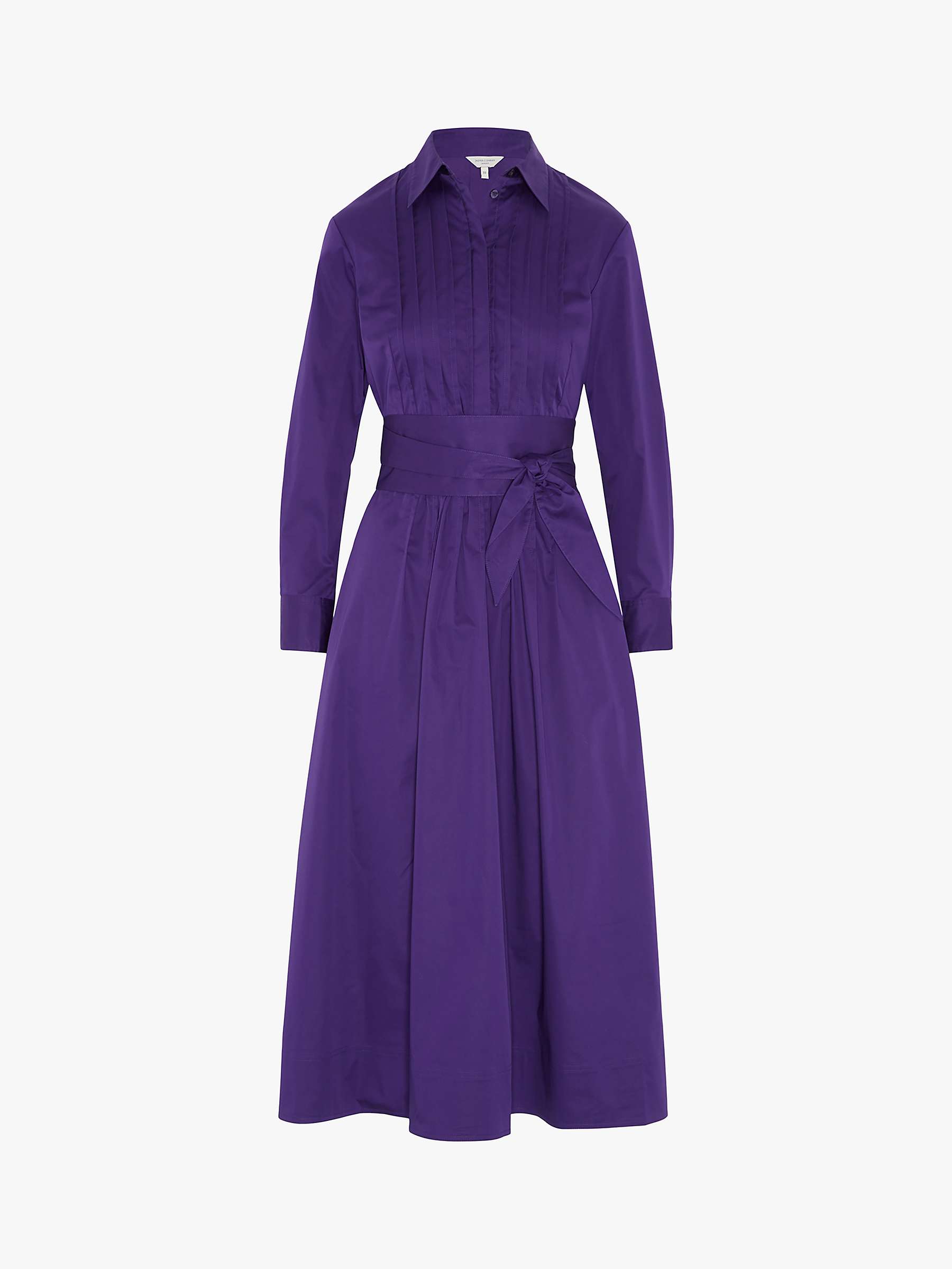 Buy Jasper Conran London Emily Pintuck Full Skirt Midi Shirt Dress Online at johnlewis.com