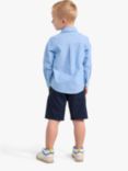 Lindex Kids' Preppy Oxford Long Sleeve Shirt, Blue