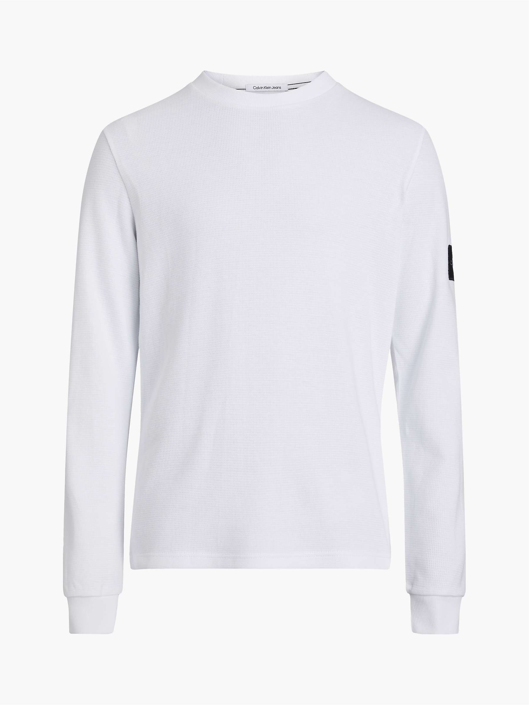 Buy Calvin Klein Crew Neck T-Shirt, Bright White Online at johnlewis.com
