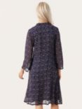 Part Two Devira Ditsy Print Dress, Midnight Sail