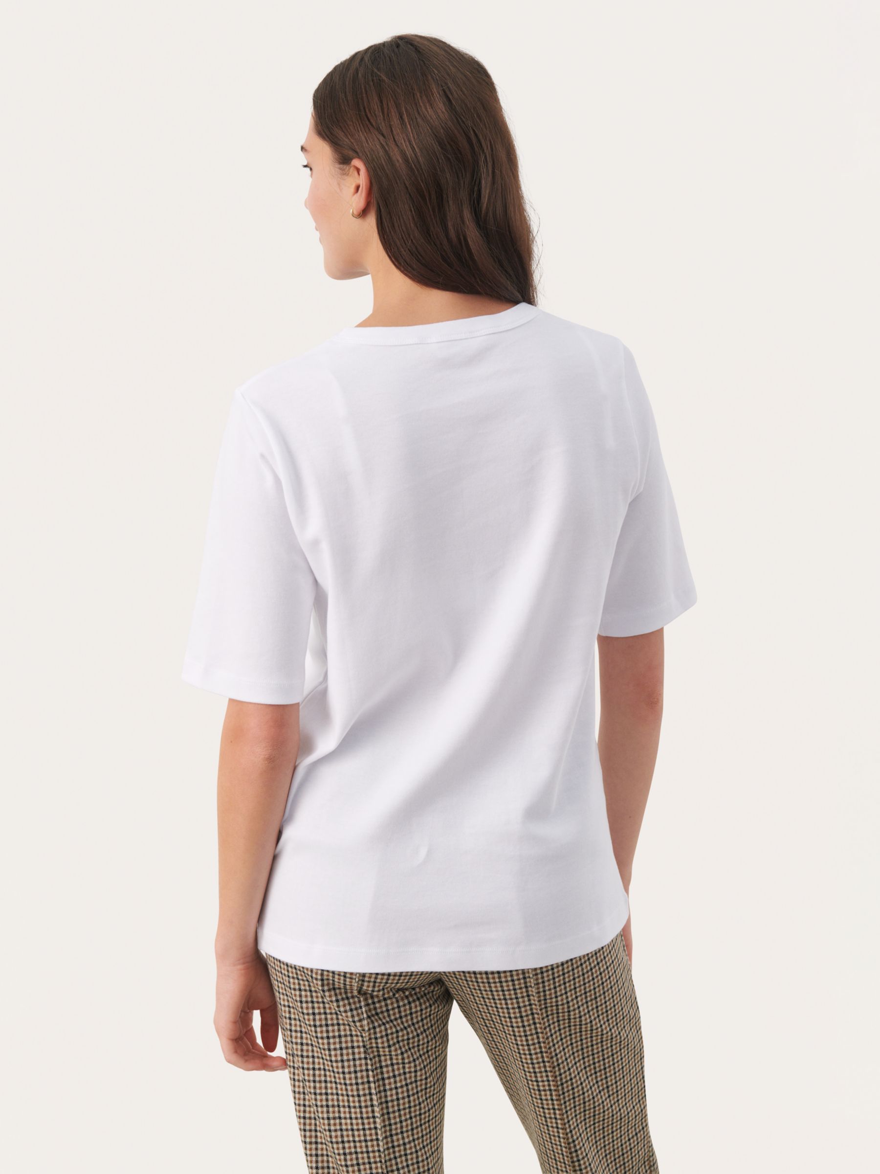 Part Two Ratana Organic Cotton T-shirt, Bright White, XL