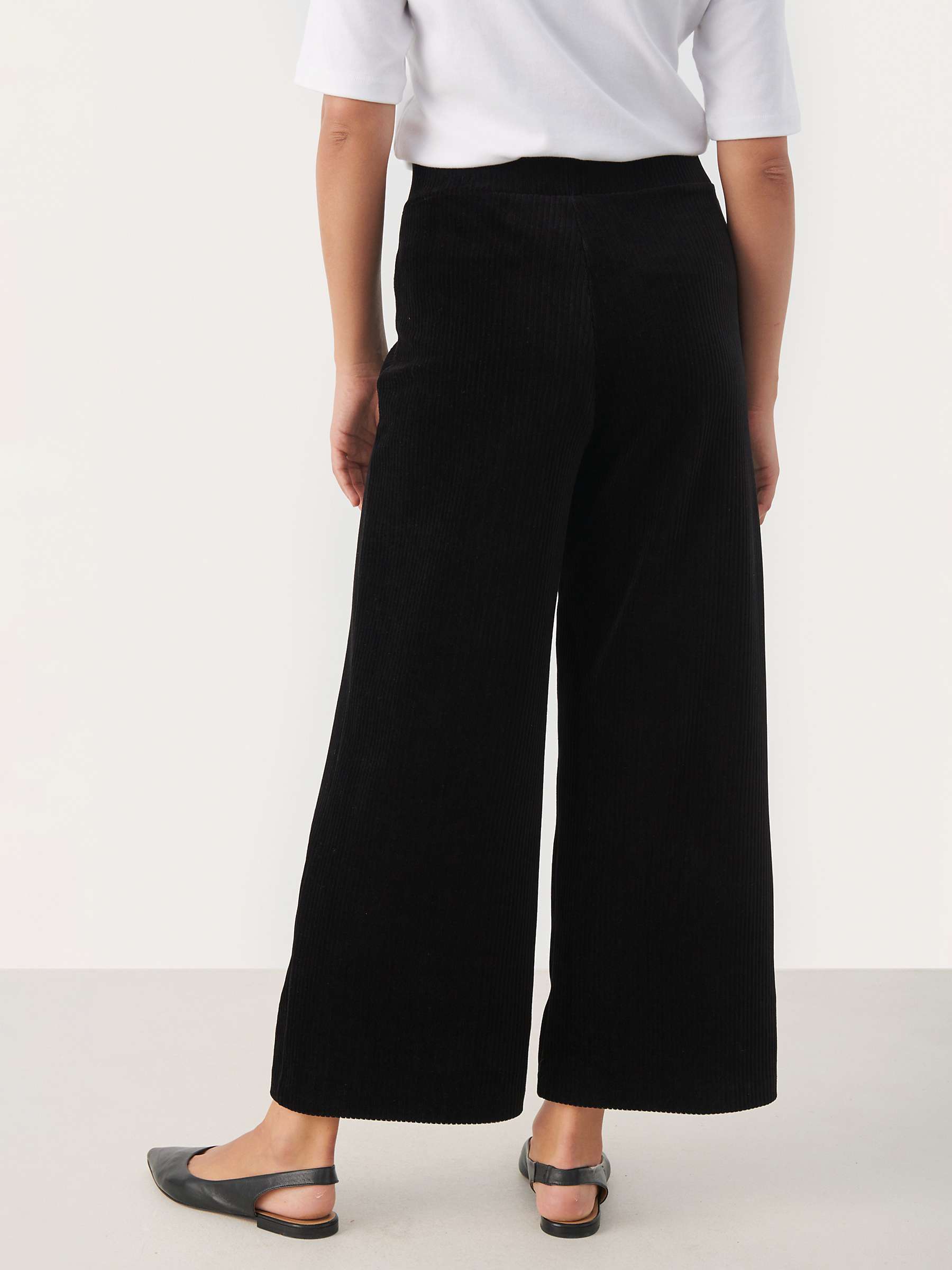 Buy Part Two Illisanna Corduroy Trousers, Black Online at johnlewis.com
