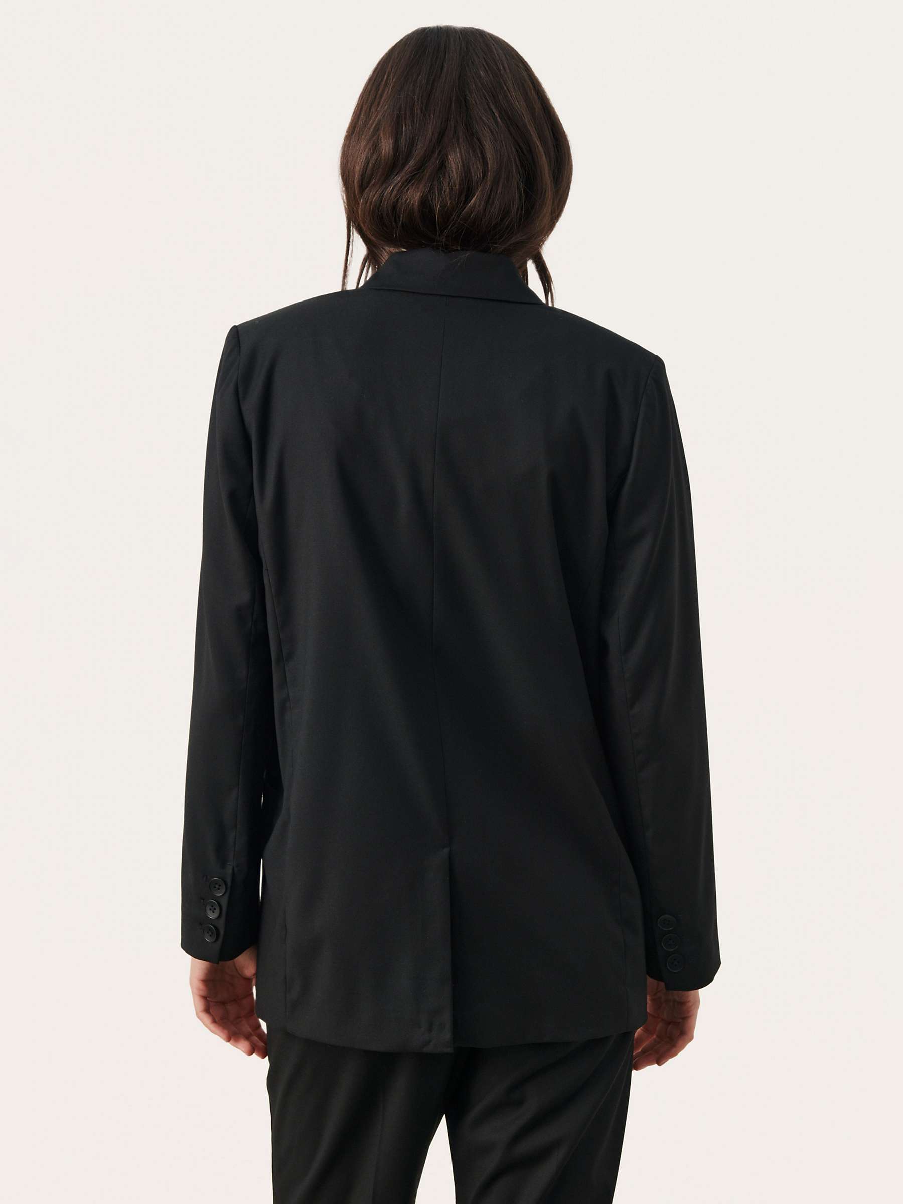 Buy Part Two Dafne Double Breasted Blazer, Black Online at johnlewis.com