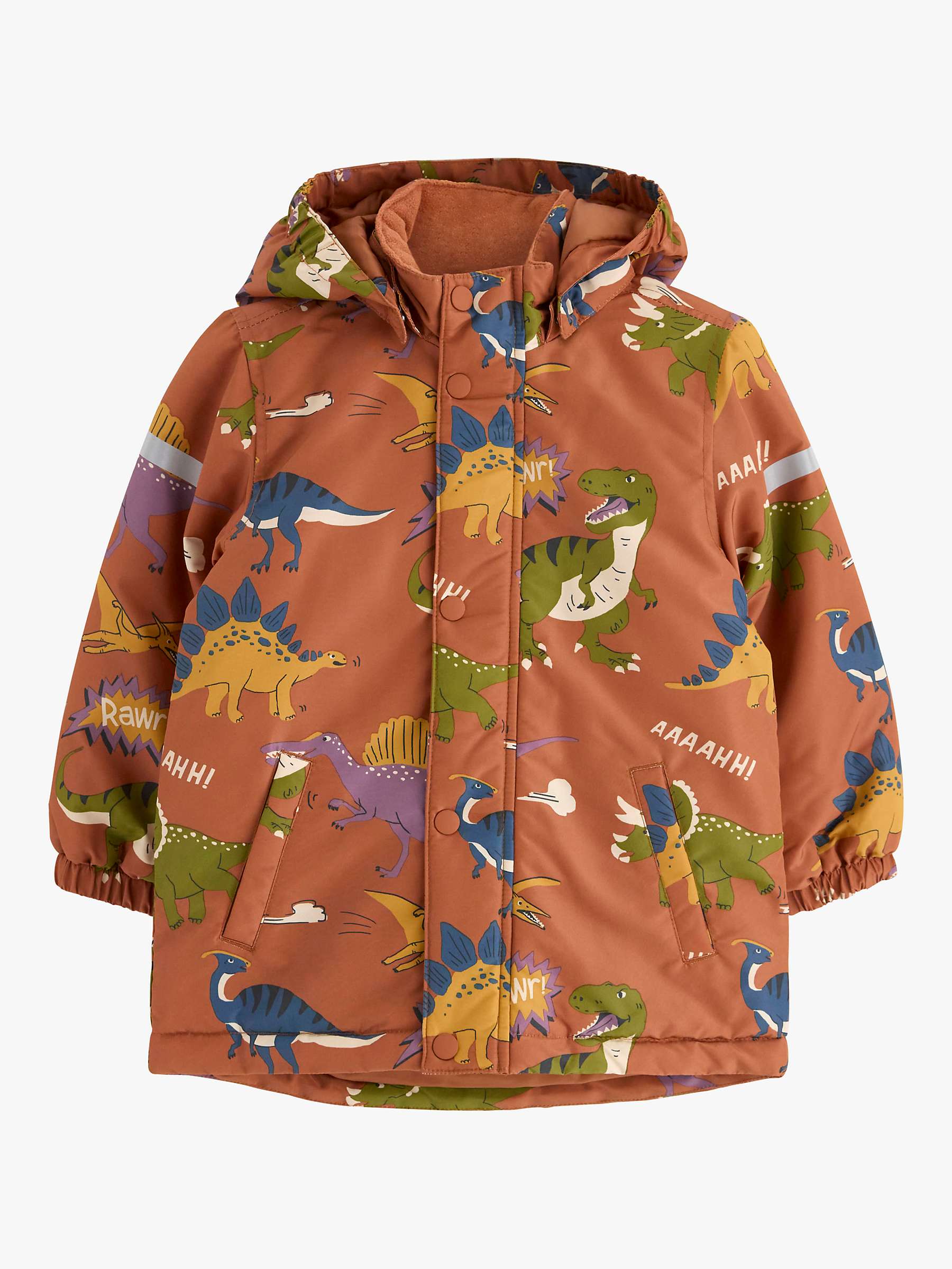 Buy Lindex Kids' Playful Water Repellent Padded Jacket, Yellow Online at johnlewis.com