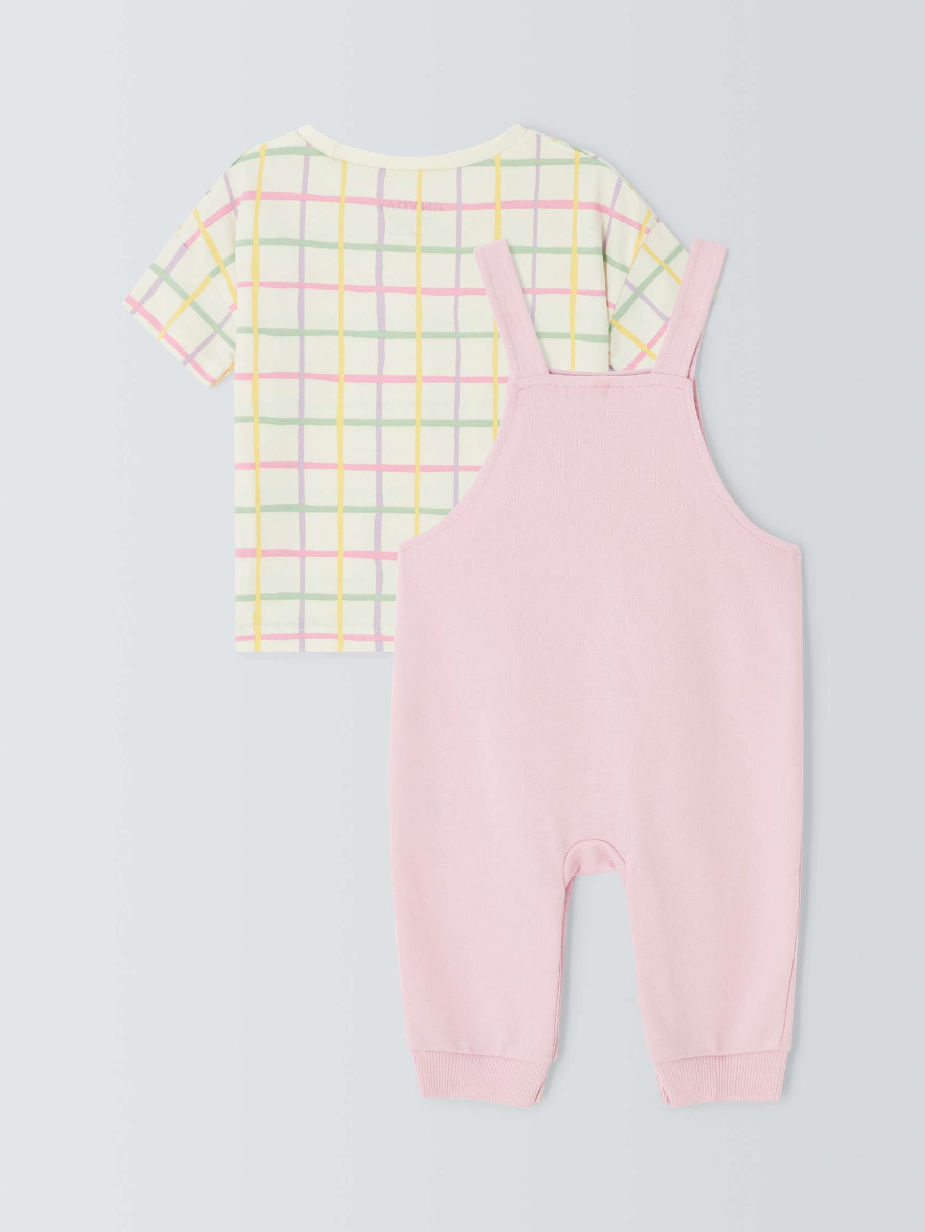 Buy John Lewis ANYDAY Baby Smile Dungarees and T-Shirt Set Online at johnlewis.com