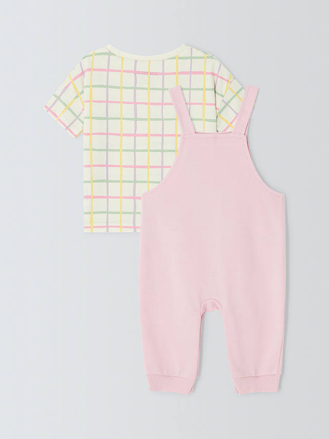 John Lewis ANYDAY Baby Smile Dungarees and T-Shirt Set