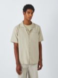 Kin Linen Blend Revere Collar Short Sleeve Shirt