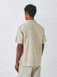 Kin Linen Blend Revere Collar Short Sleeve Shirt