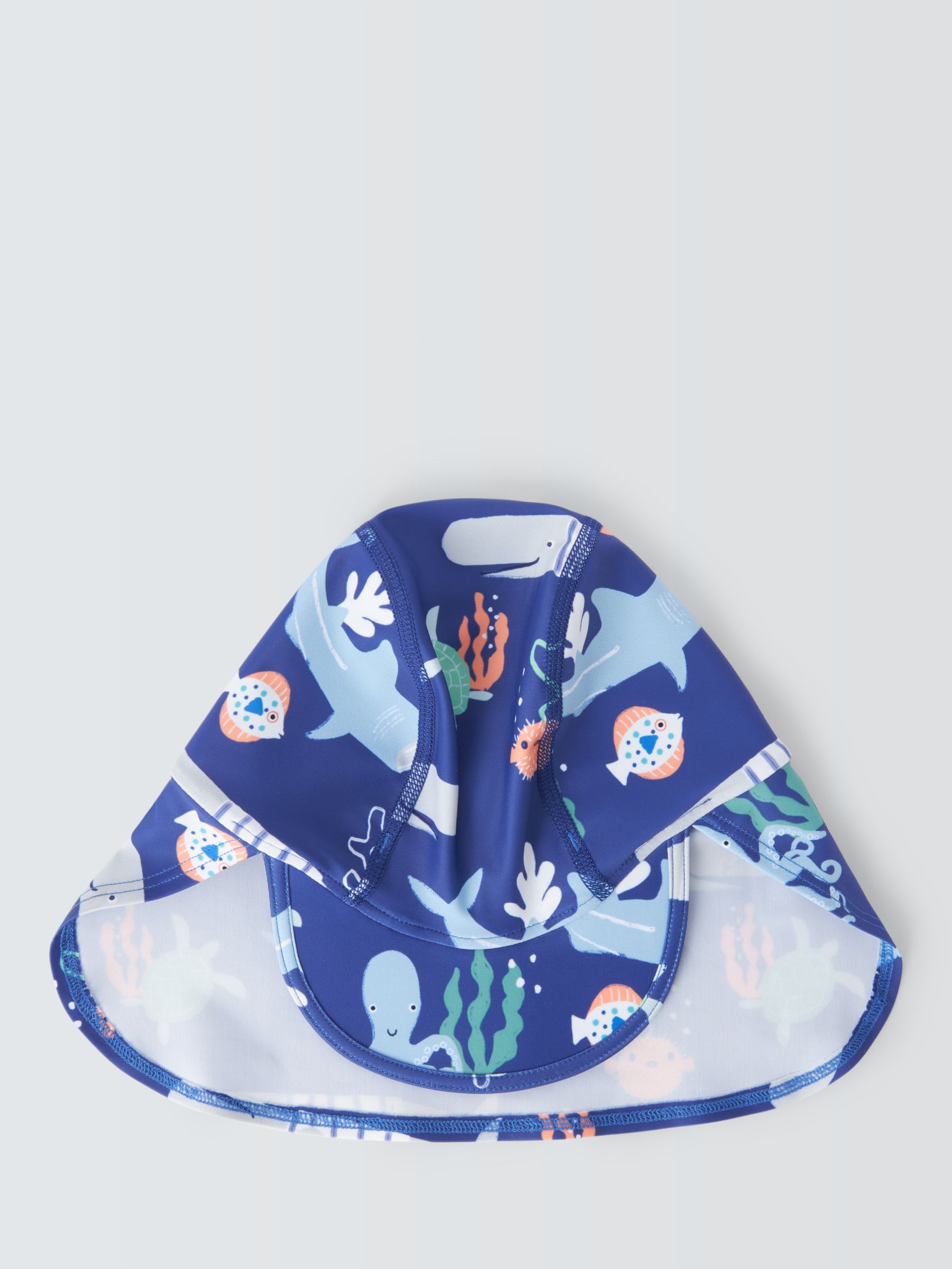 Buy John Lewis Baby Fishing Keppi Hat, Navy Online at johnlewis.com
