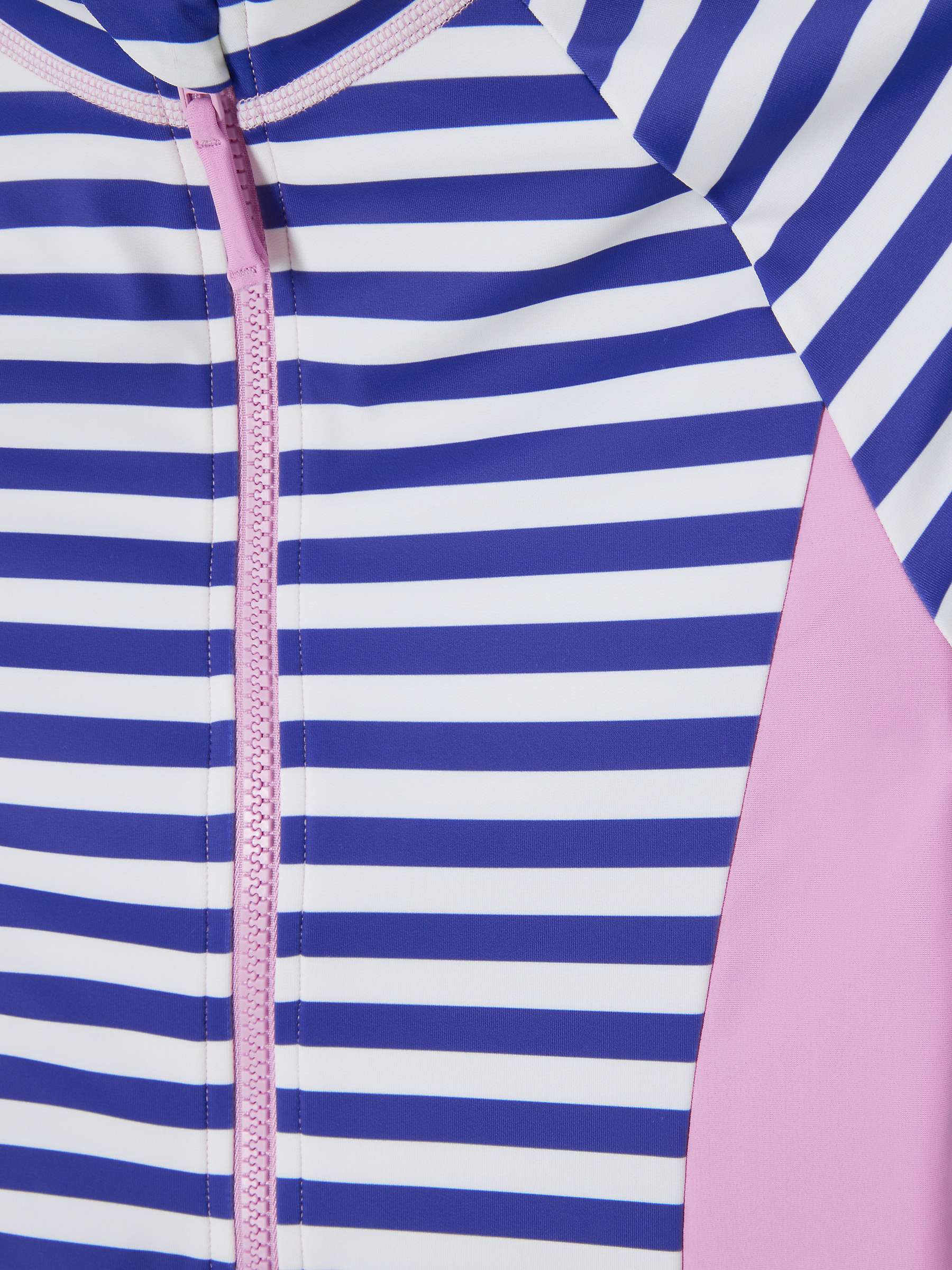Buy John Lewis Kids' Long Sleeve Stripe Swimsuit, Multi Online at johnlewis.com