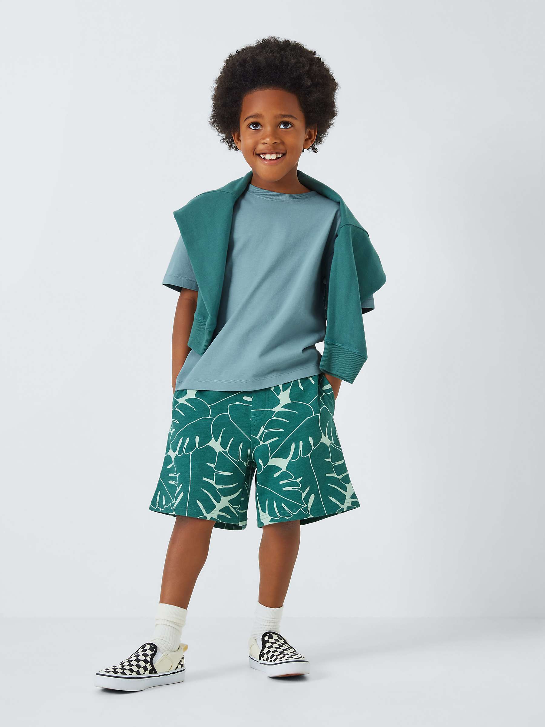 Buy John Lewis Kids' Short Sleeve Cotton T-Shirt, Pack of 4, Multi Online at johnlewis.com