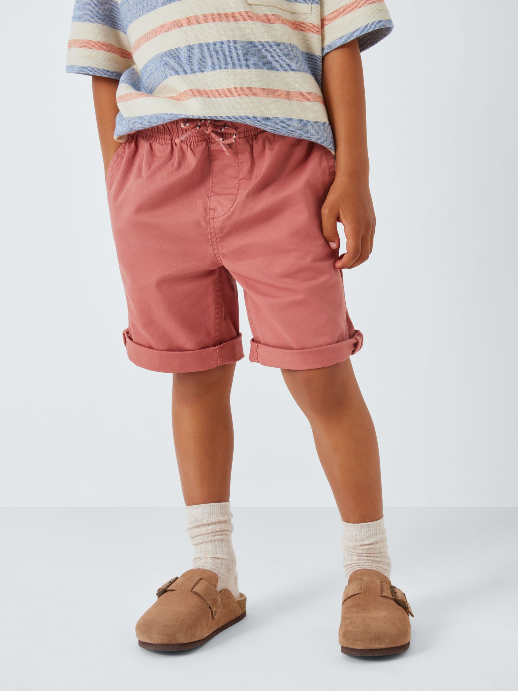 Buy John Lewis Kids' Chino Shorts, Pack of 2, Multi Online at johnlewis.com