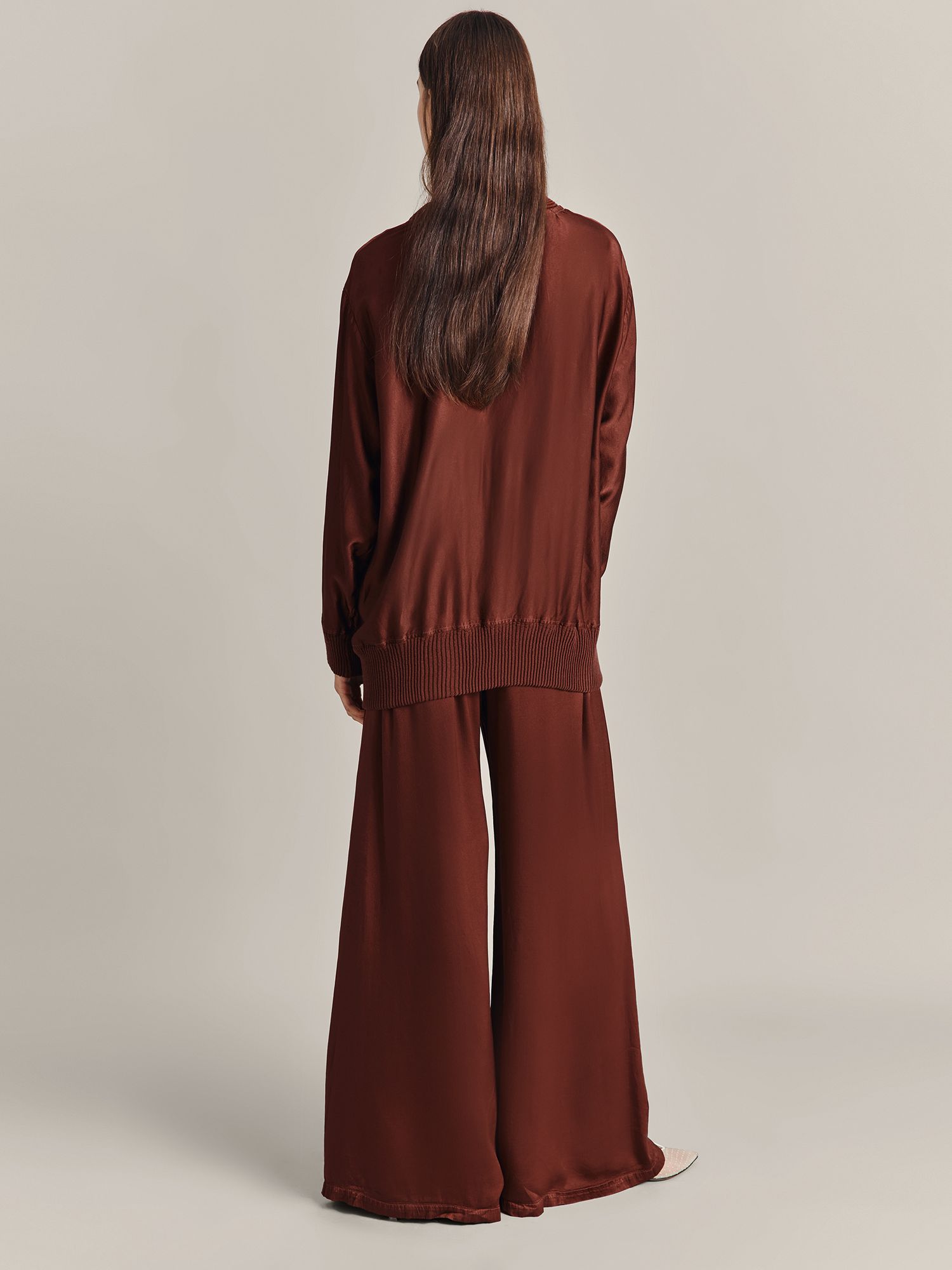 Buy Ghost Lulu Flared Trousers Online at johnlewis.com