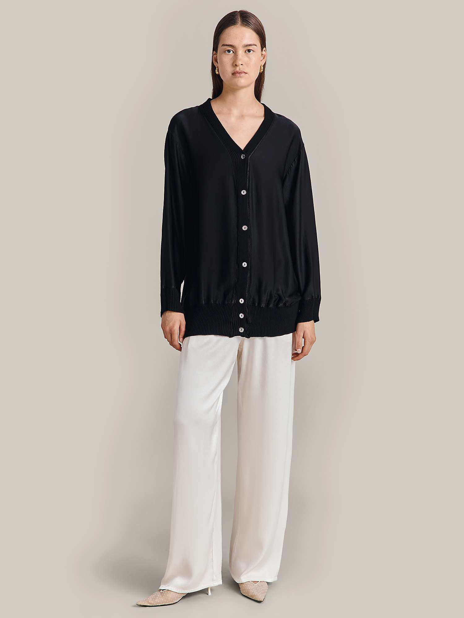 Buy Ghost Eliza Longline Cardigan Online at johnlewis.com