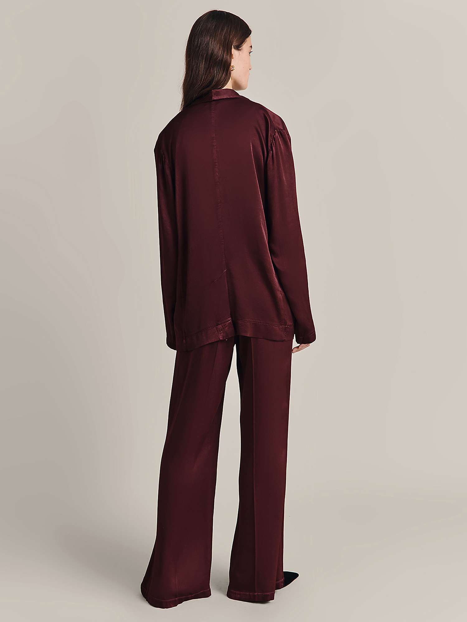 Buy Ghost Thea Relaxed Satin Jacket Online at johnlewis.com