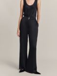 Ghost Billie Flared Trousers, Black