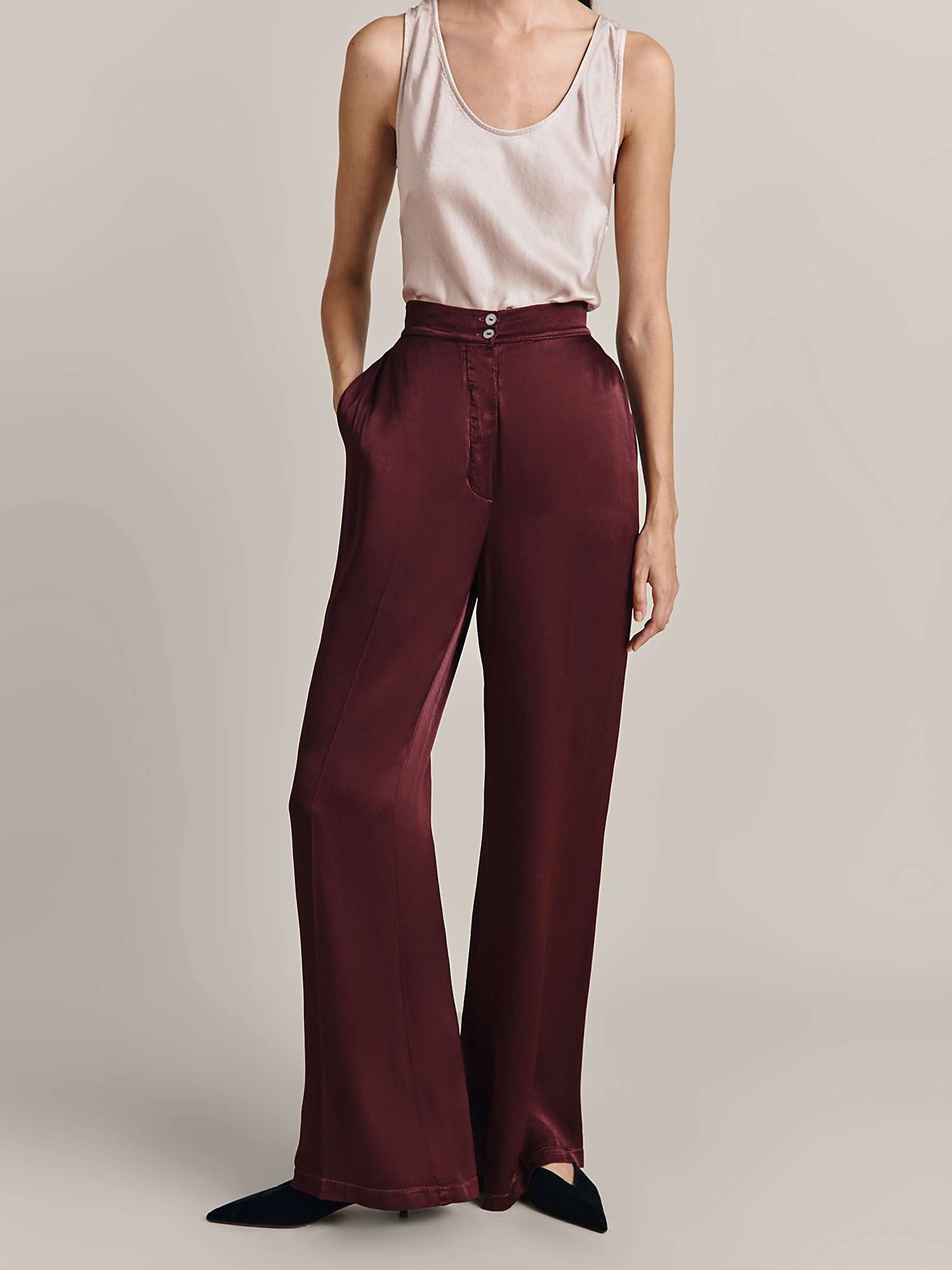Buy Ghost Billie Flared Trousers Online at johnlewis.com