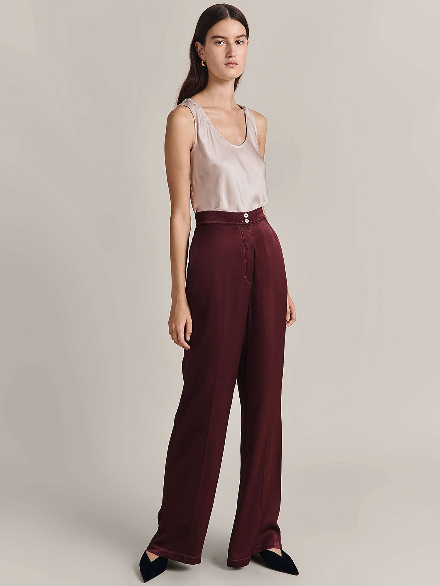 Buy Ghost Billie Flared Trousers Online at johnlewis.com