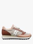 Saucony Jazz Triple Mesh Leather Blend Trainers, Pink/Multi