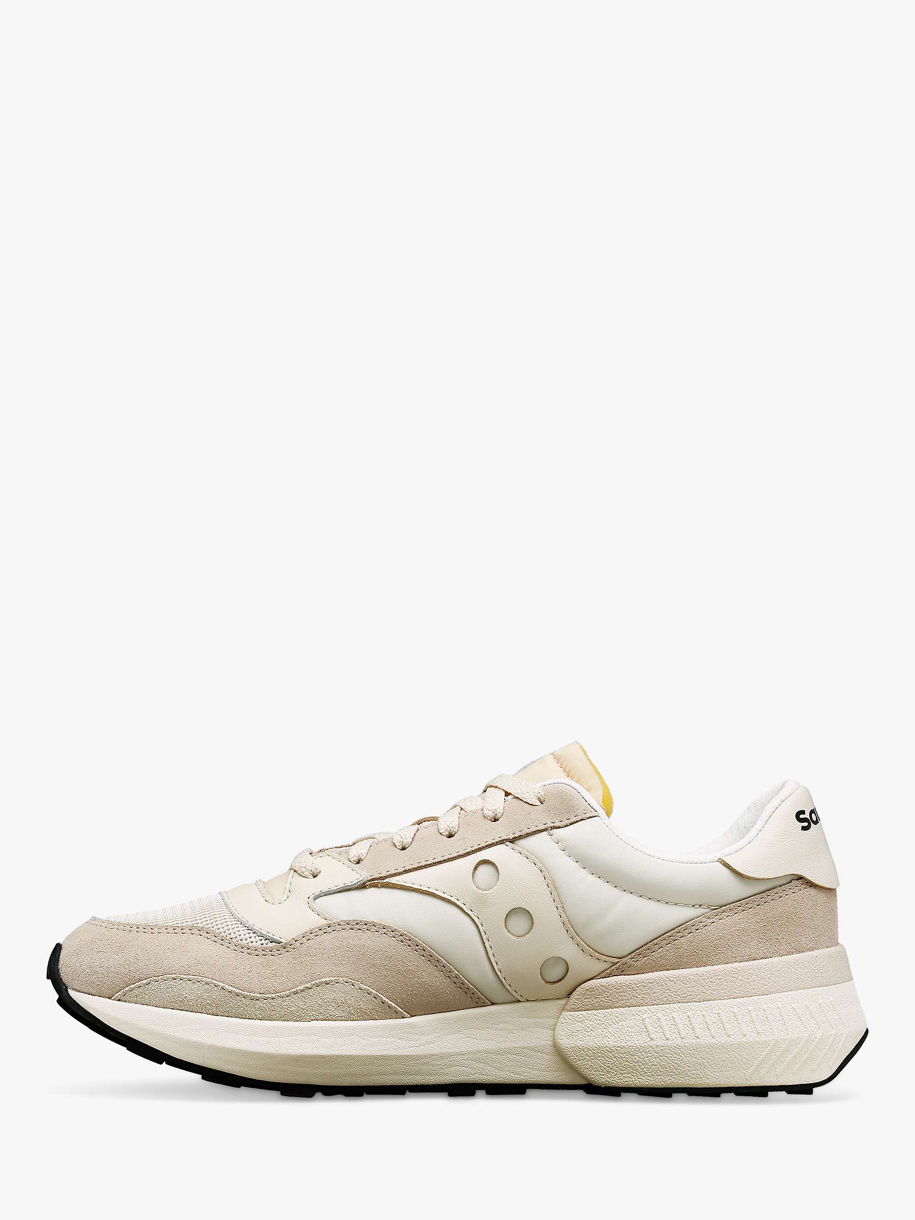Buy Saucony Jazz NXT Leather Blend Trainers, Pink/Cream Online at johnlewis.com
