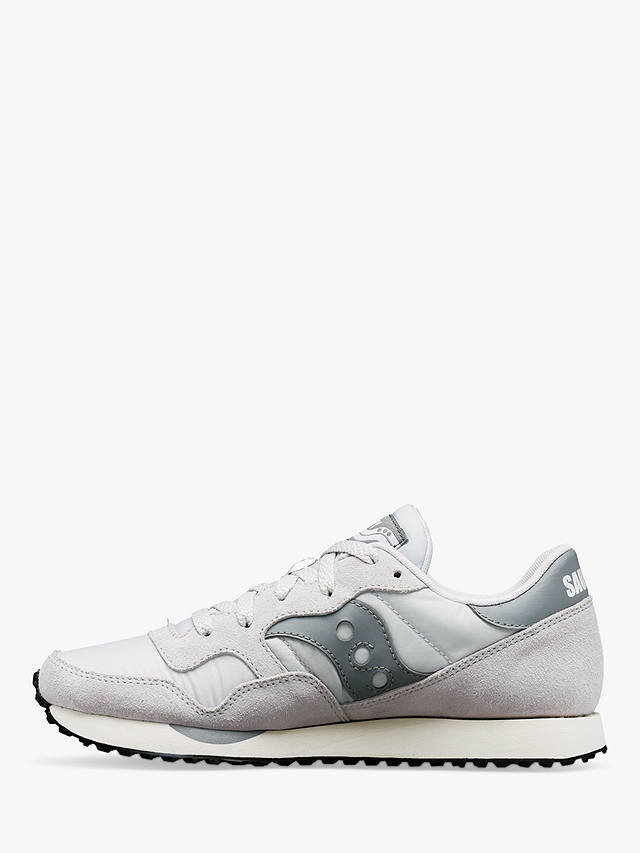 Saucony DXN Leather Blend Trainers, Grey