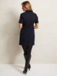 Phase Eight Lana Tweed Wool Blend Mini Dress, Navy, Navy
