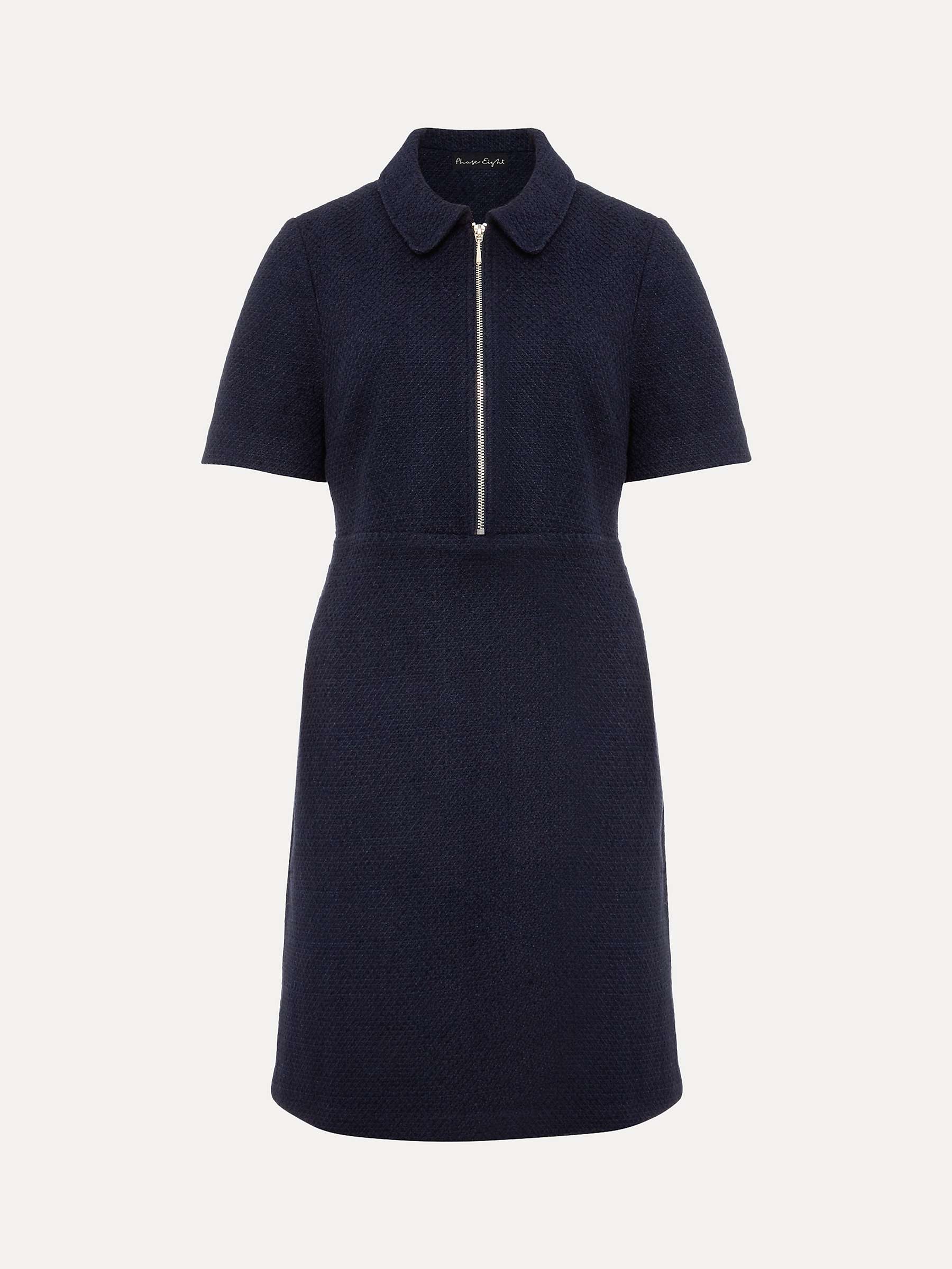 Buy Phase Eight Lana Tweed Wool Blend Mini Dress, Navy Online at johnlewis.com