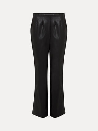 Phase Eight Marielle Faux Leather Trousers, Black
