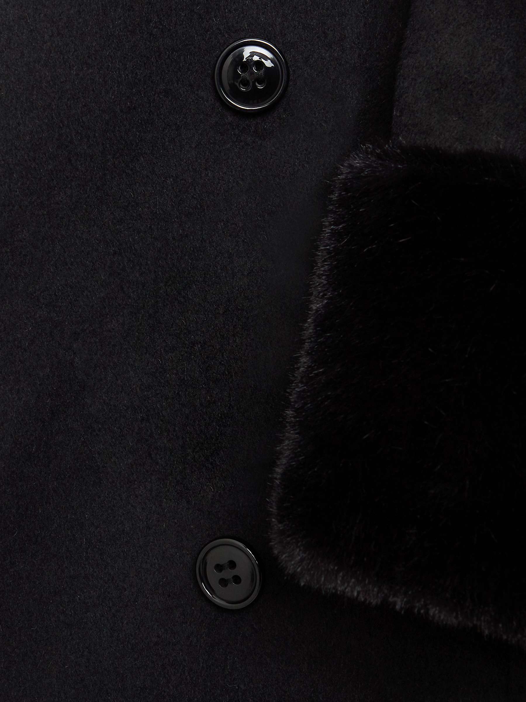 Buy Phase Eight Zylah Wool Blend Faux Fur Collar Smart Coat Online at johnlewis.com